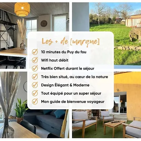 Ferienwohnung Puy Du Fou Les Herbiers Exterior foto